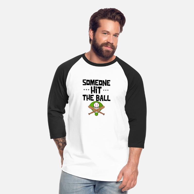 Someone Hit the Ball Baseball T Shirt