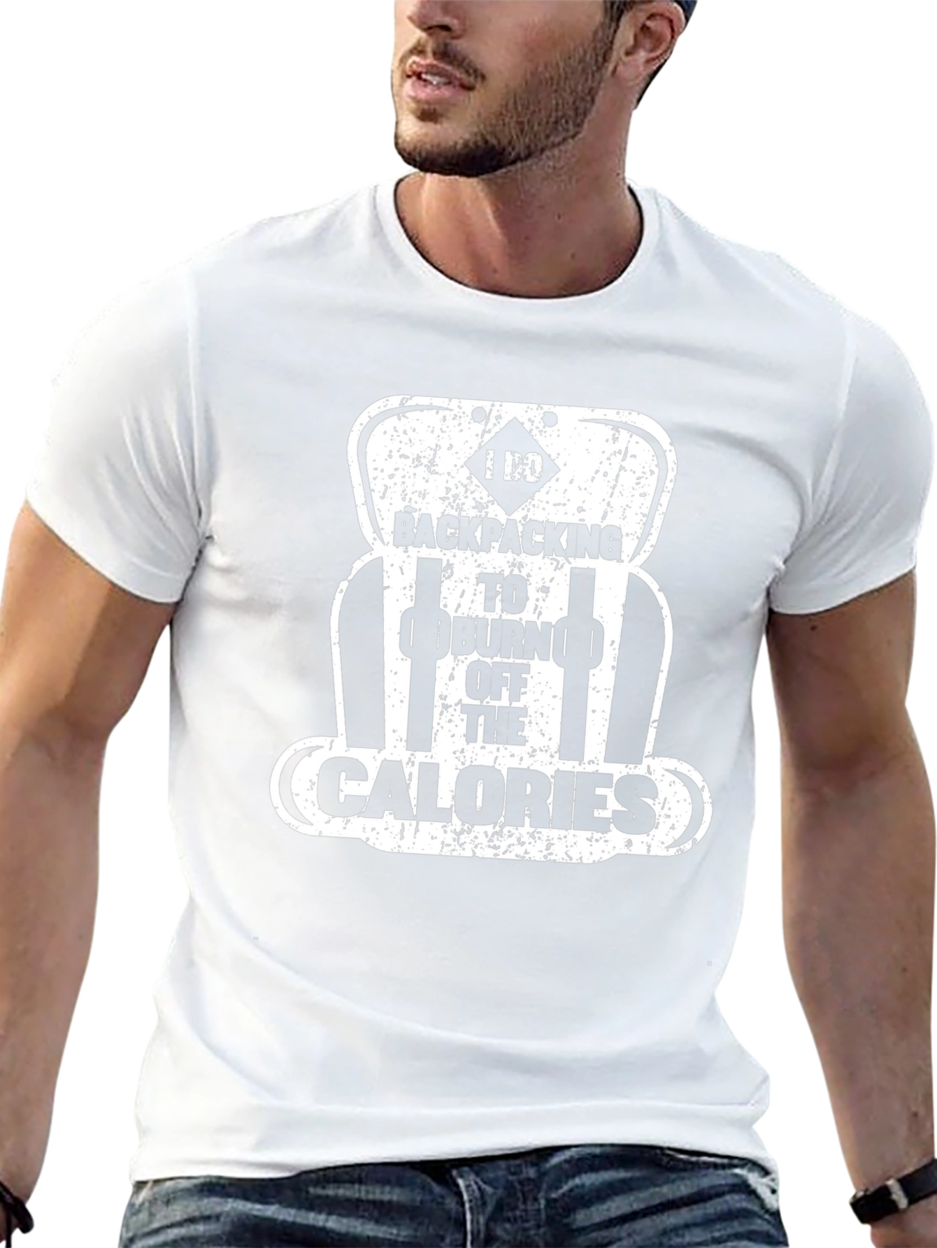 Backpacking Burn Calories Graphic T-Shirt