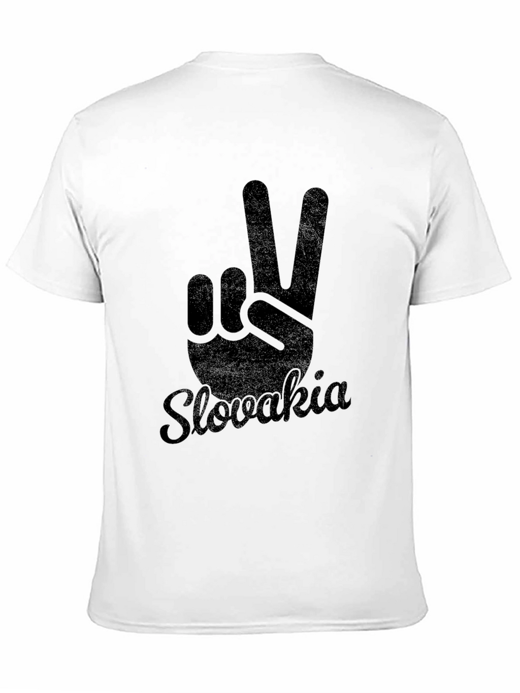 Slovakia Peace Sign Graphic Tee