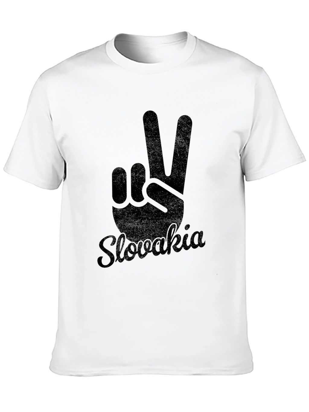 Slovakia Peace Sign Graphic Tee