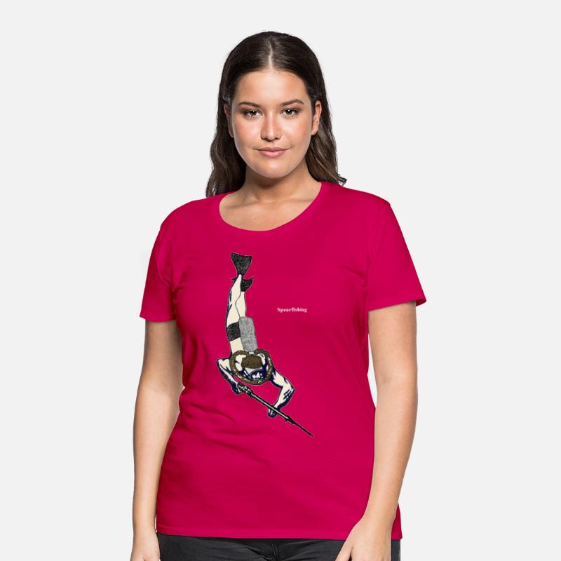 Spearfishing Diver Using a Double Hose Regulator