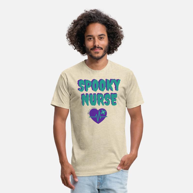 Spooky Nurse Teal and Purple