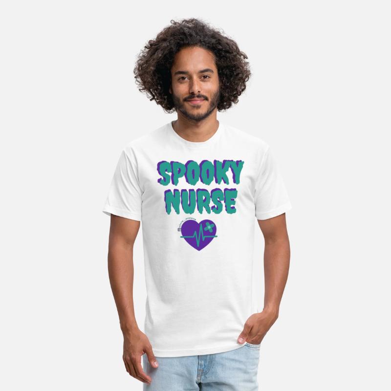 Spooky Nurse Teal and Purple