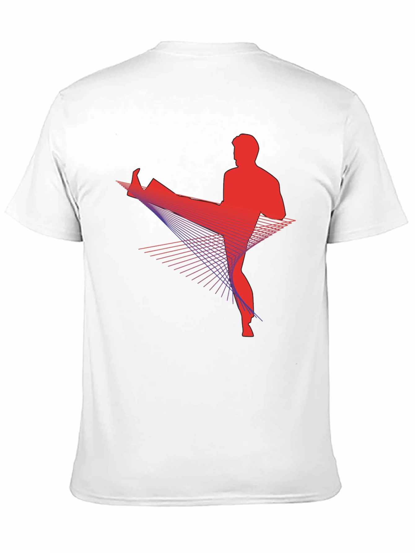 Martial Arts Kick Black T-Shirt
