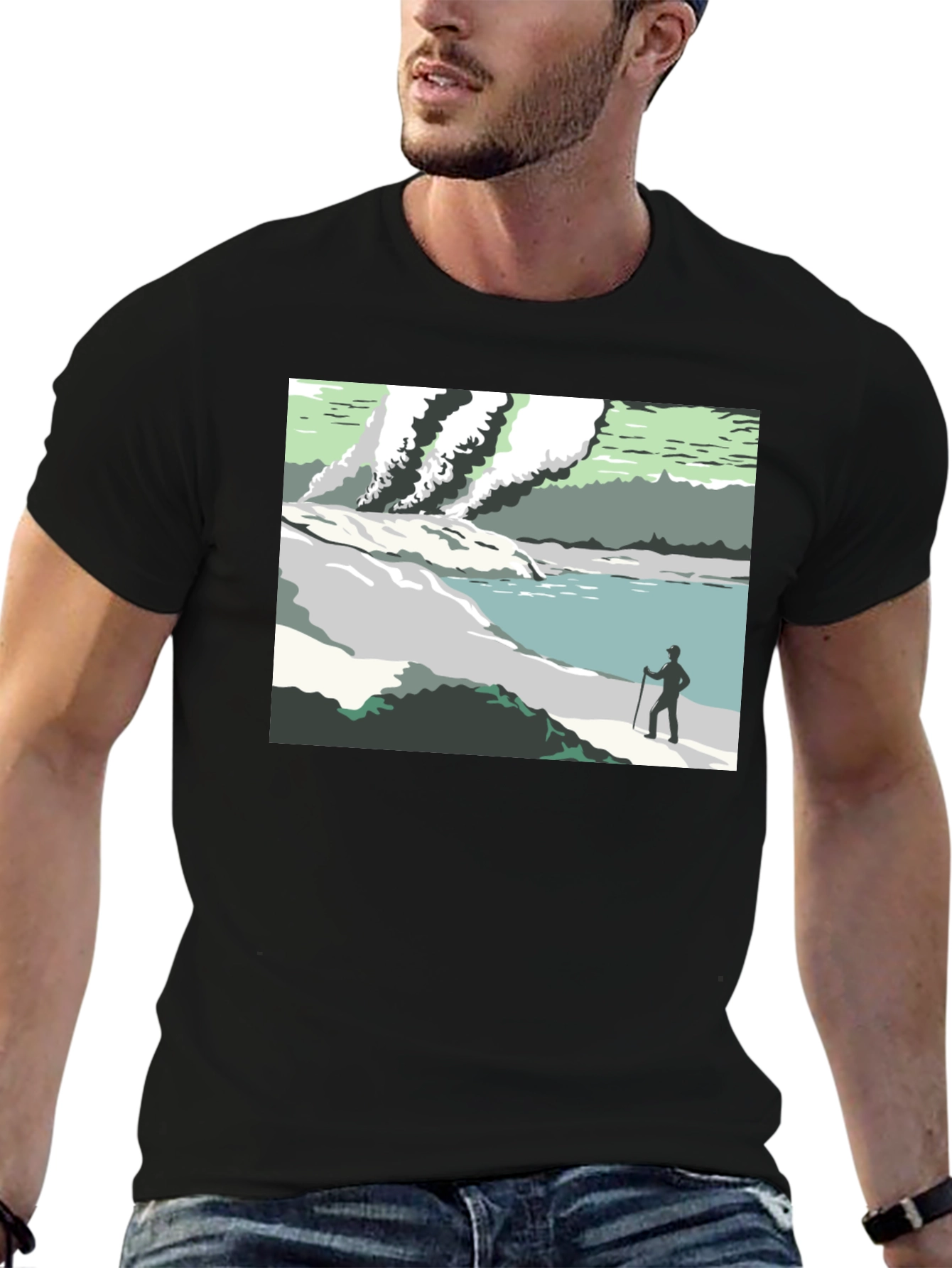 Scenic Landscape Graphic Tee