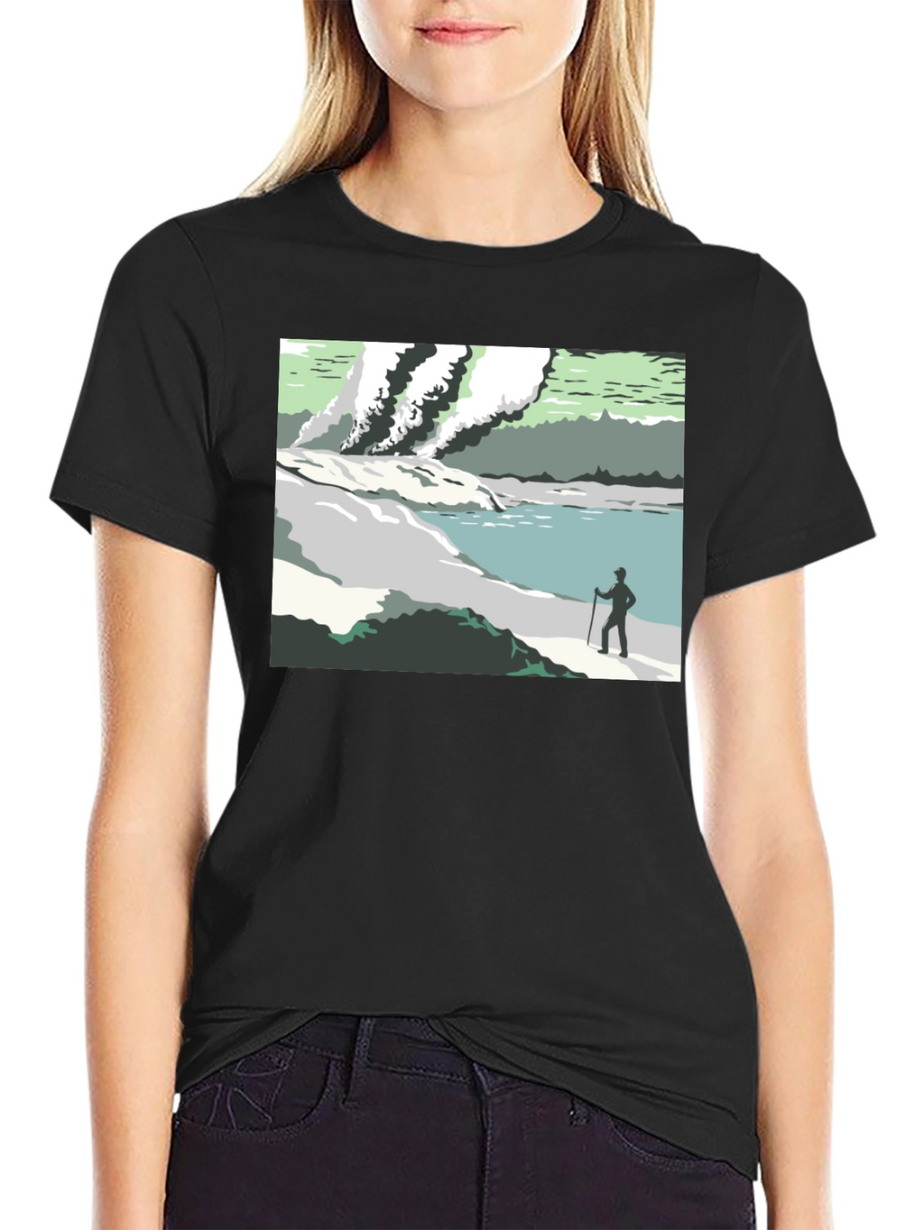 Scenic Landscape Graphic Tee