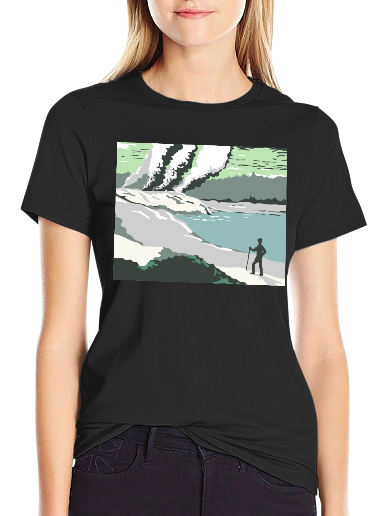 Scenic Landscape Graphic Tee