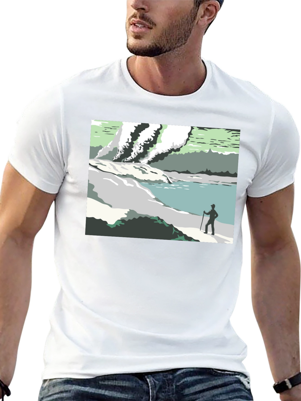Scenic Landscape Graphic Tee