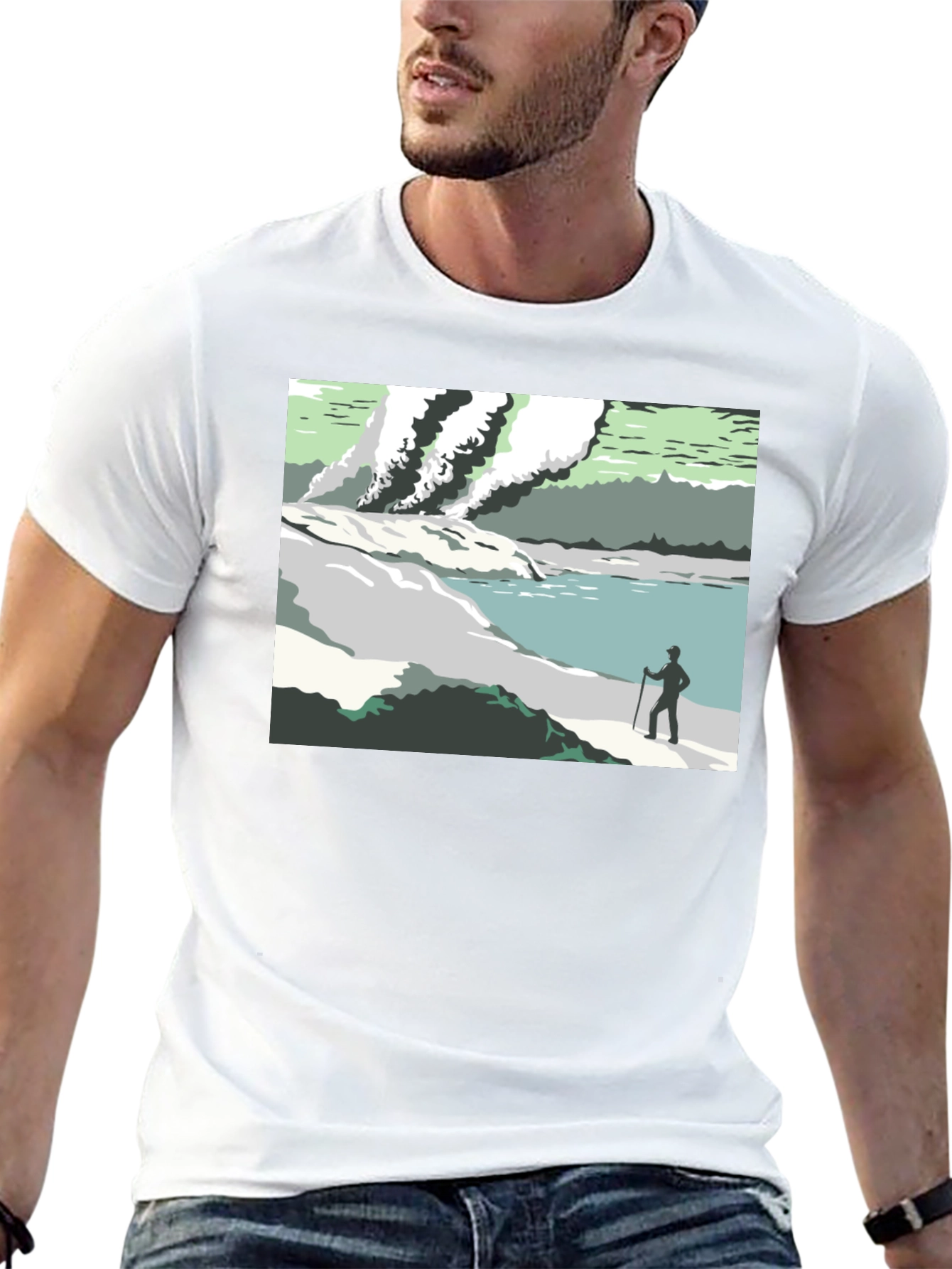 Scenic Landscape Graphic Tee