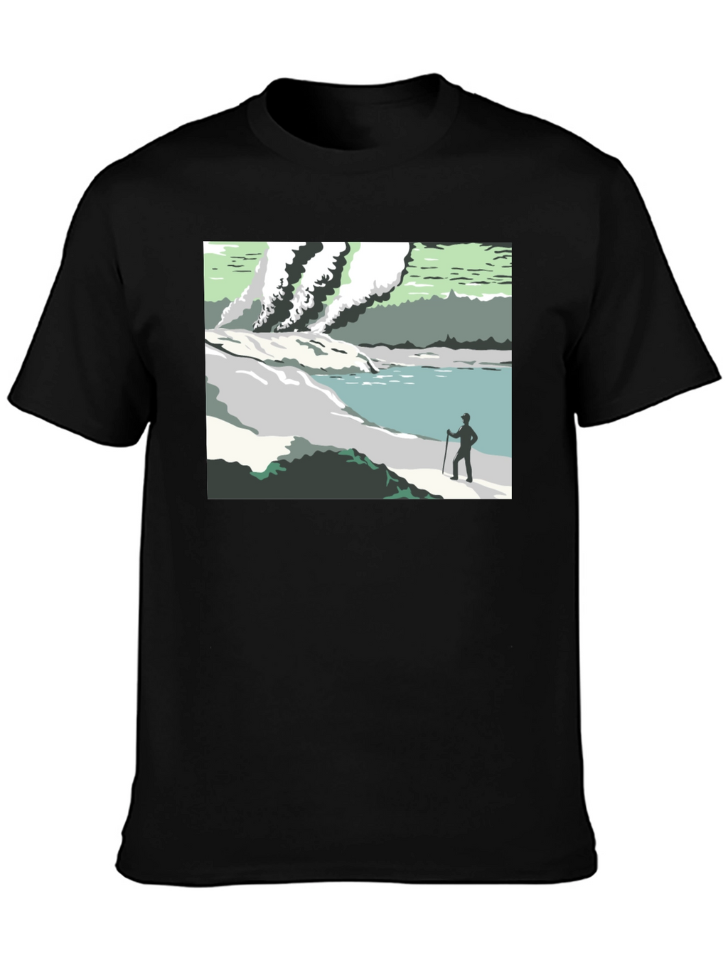 Scenic Landscape Graphic Tee