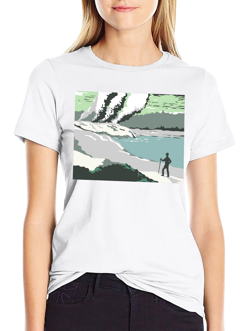 Scenic Landscape Graphic Tee