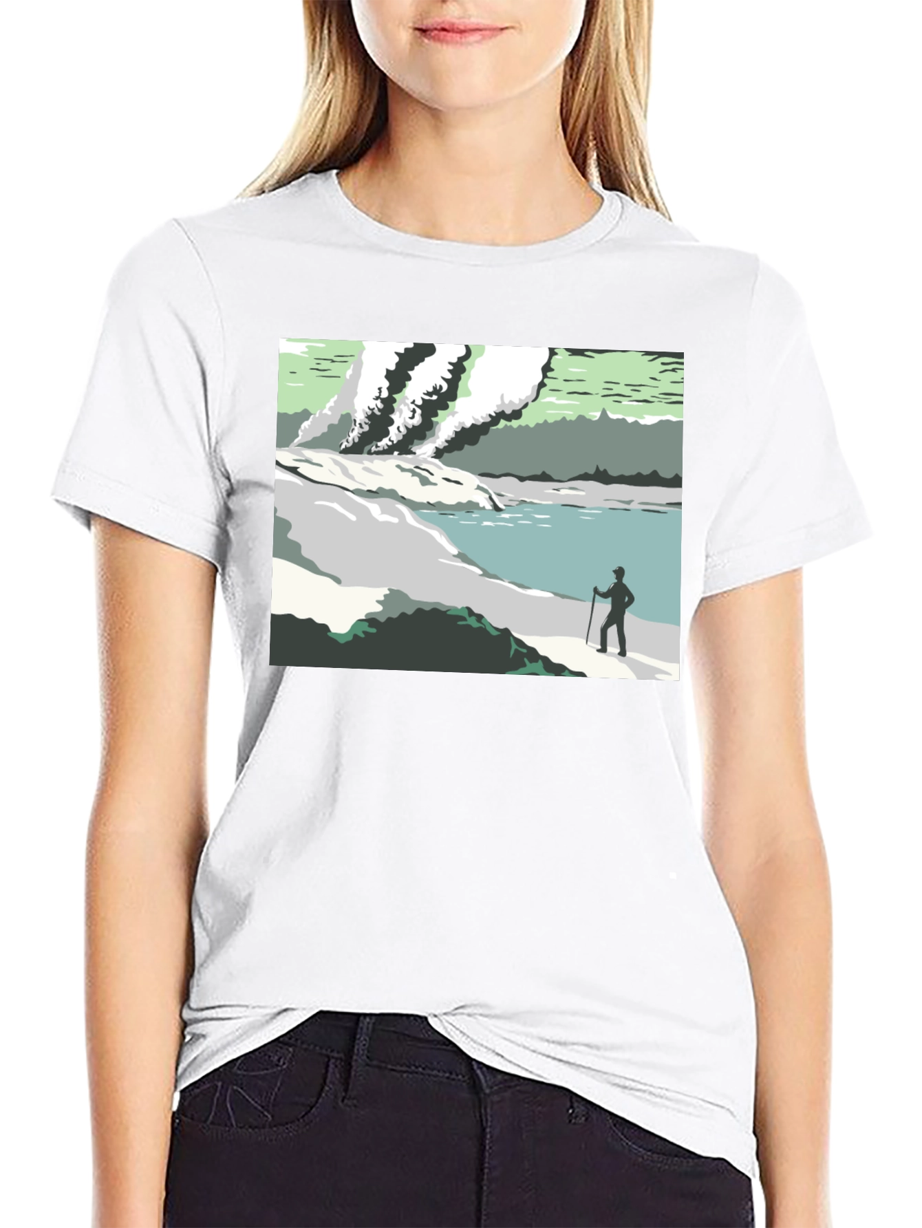 Scenic Landscape Graphic Tee