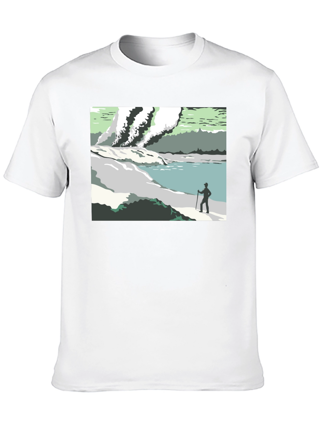 Scenic Landscape Graphic Tee