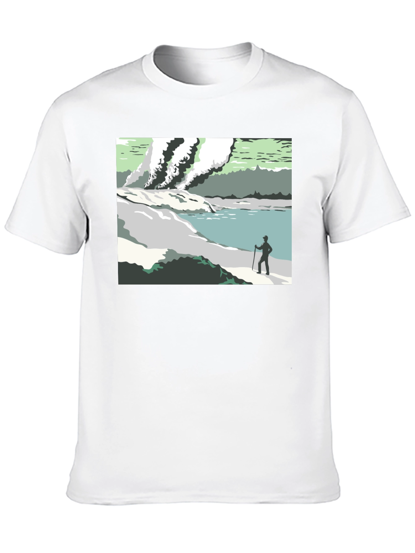 Scenic Landscape Graphic Tee