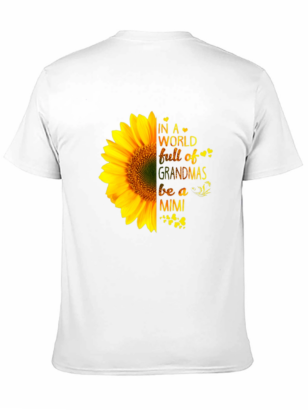 Sunflower Grandmas Mimi Black T-Shirt