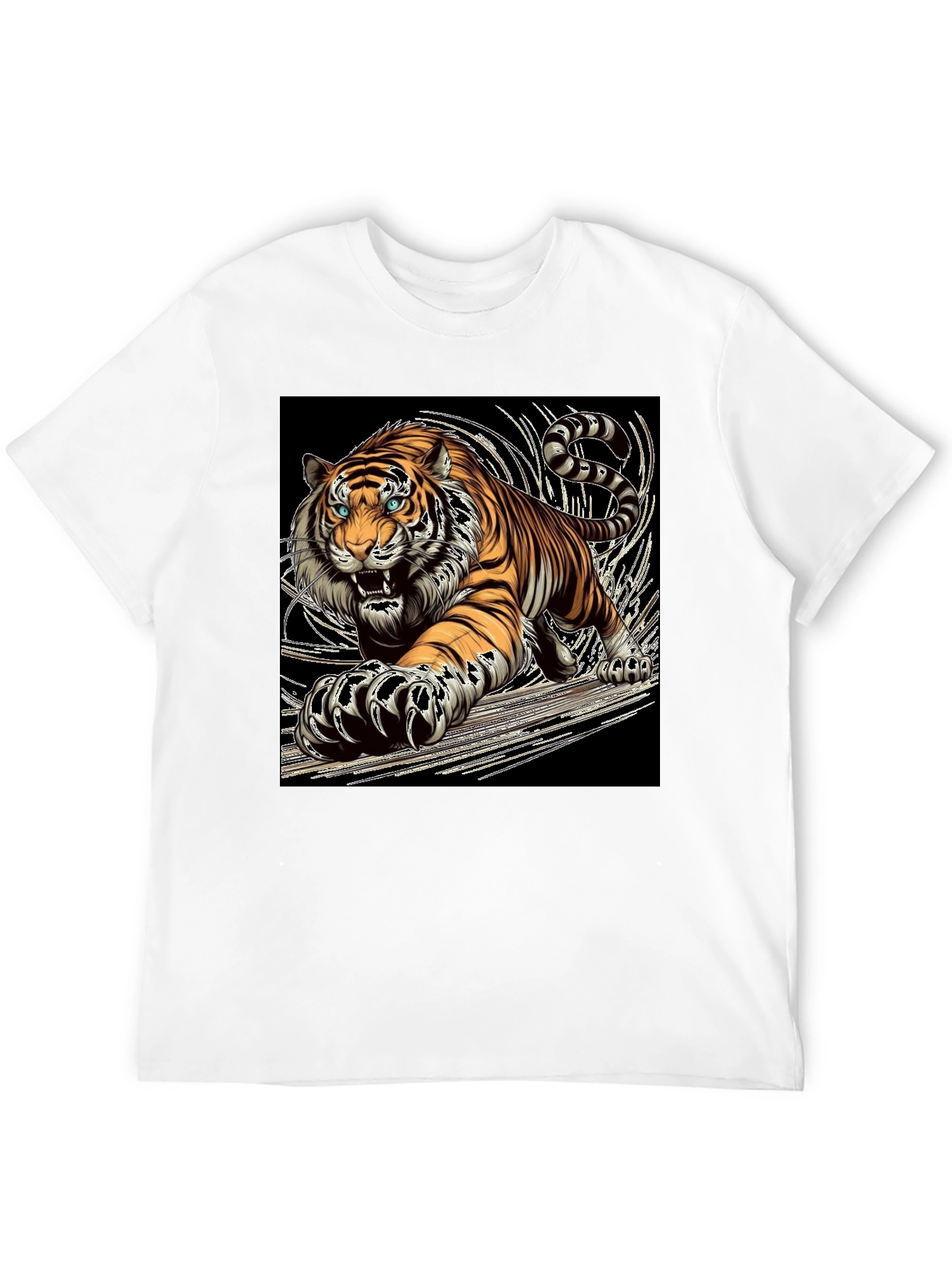 Tiger Graphic Tee - Bold Animal Print