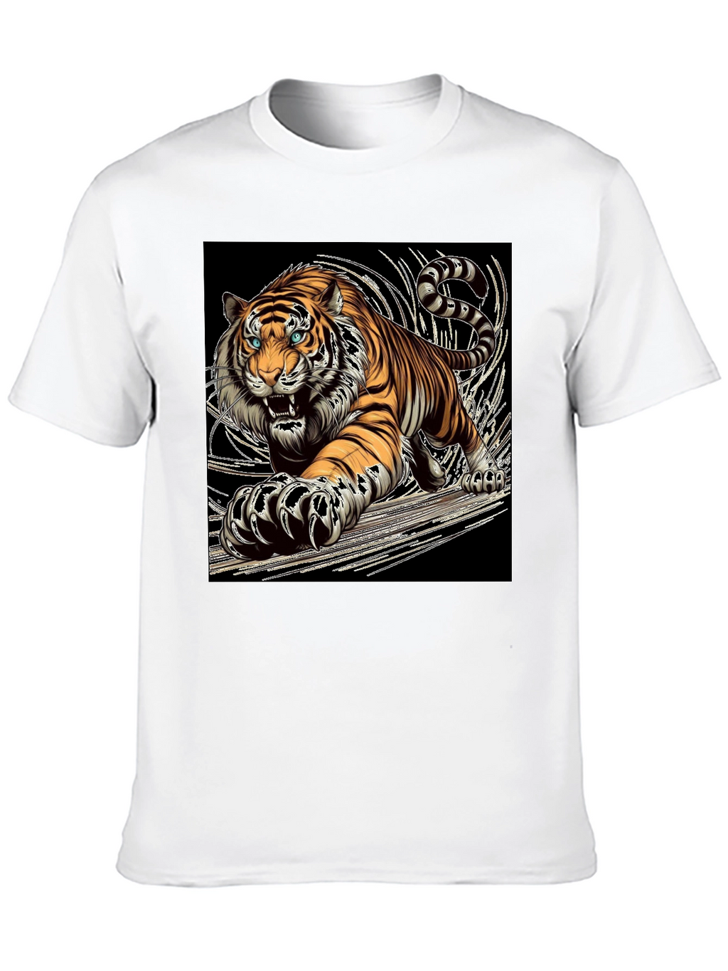 Tiger Graphic Tee - Bold Animal Print