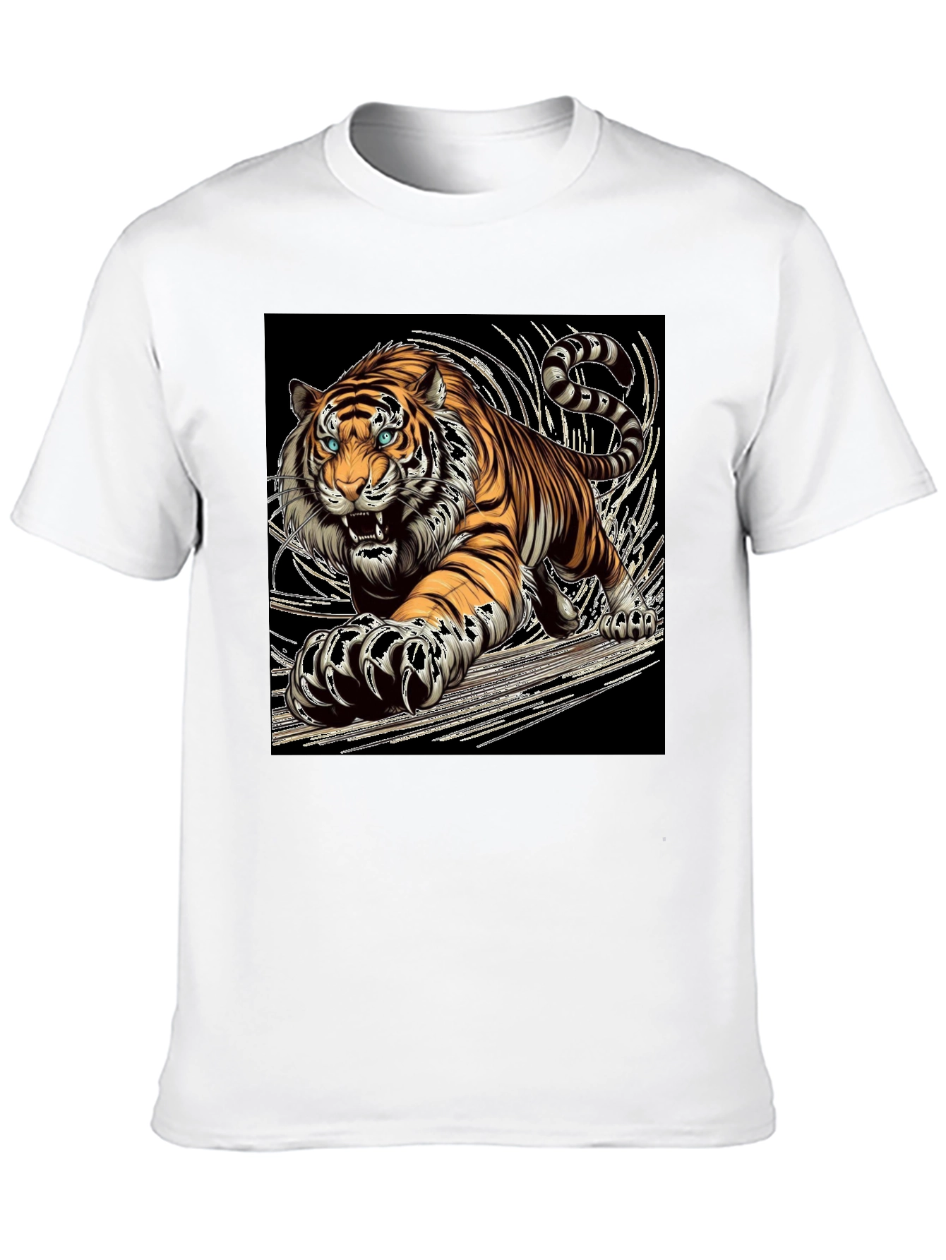 Tiger Graphic Tee - Bold Animal Print