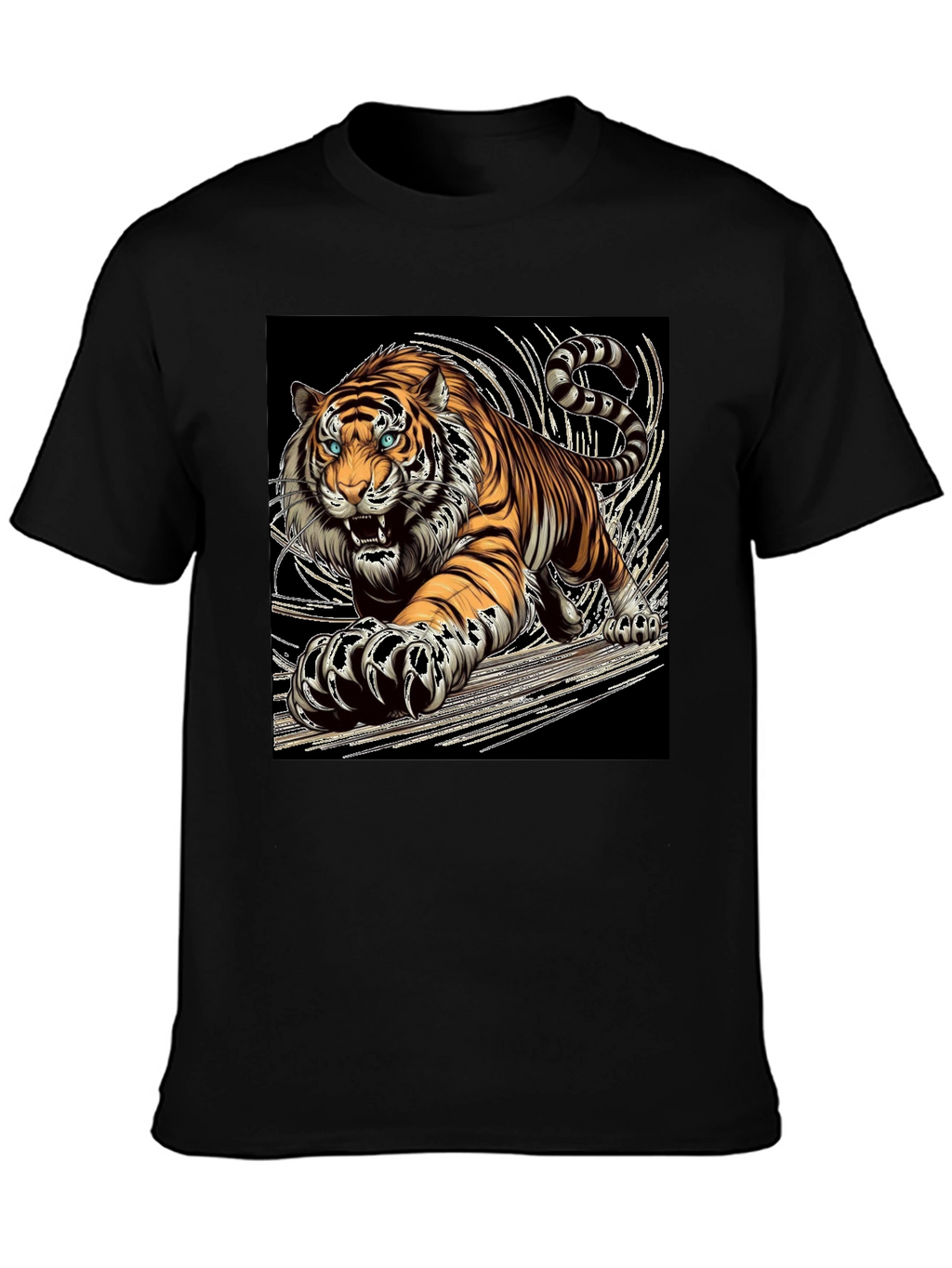 Tiger Graphic Tee - Bold Animal Print