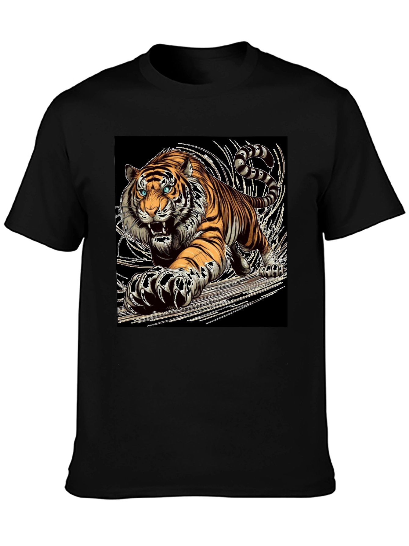 Tiger Graphic Tee - Bold Animal Print