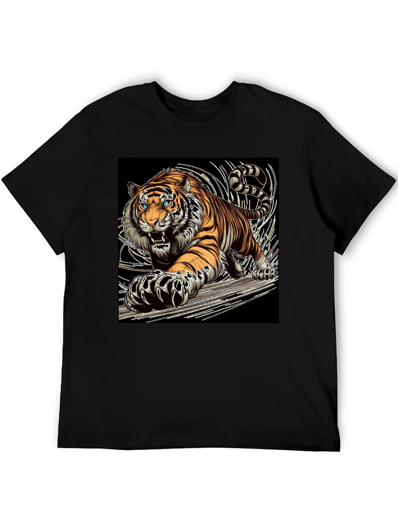 Tiger Graphic Tee - Bold Animal Print
