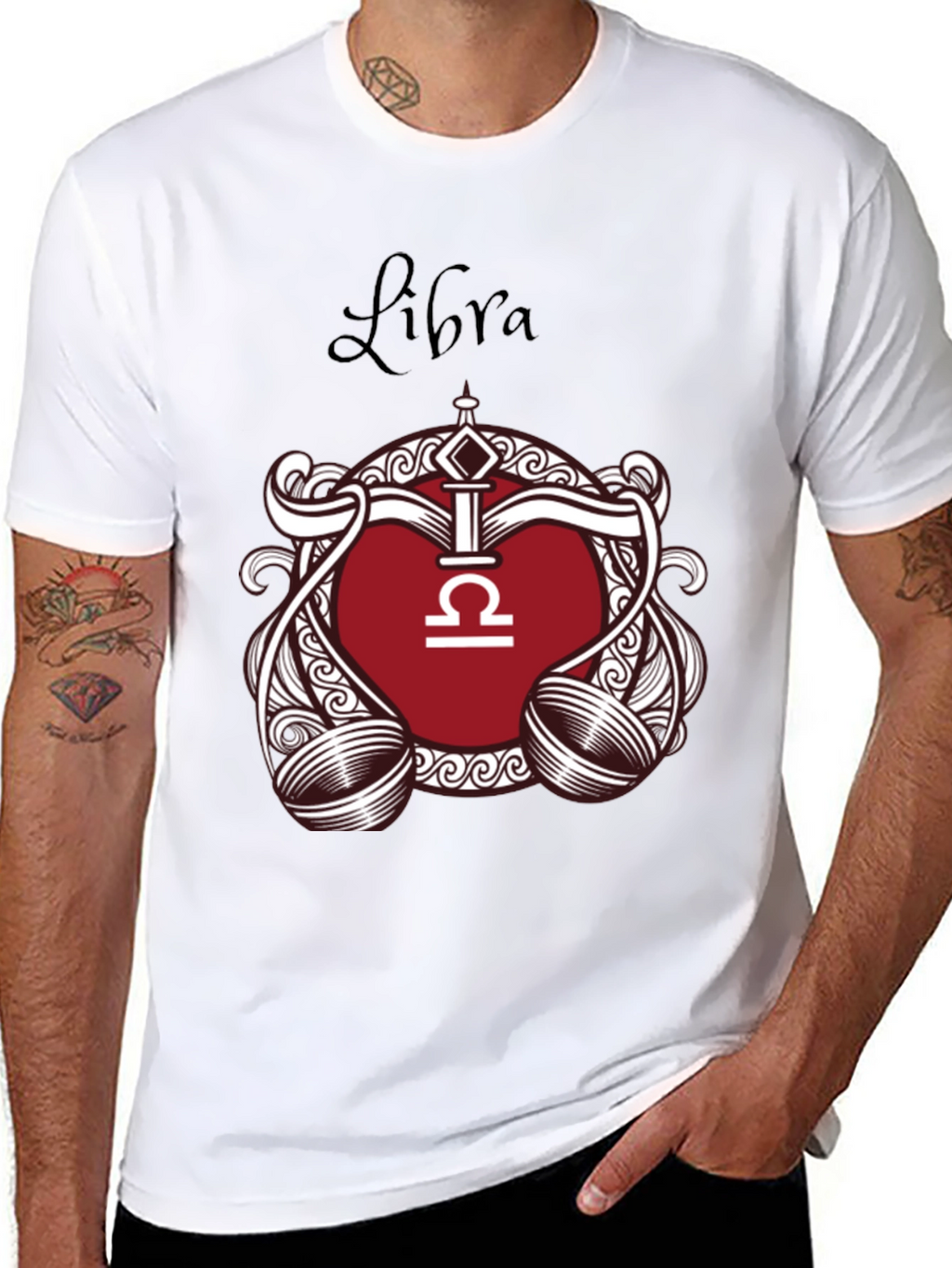 Libra Zodiac Sign Graphic T-Shirt - Unisex