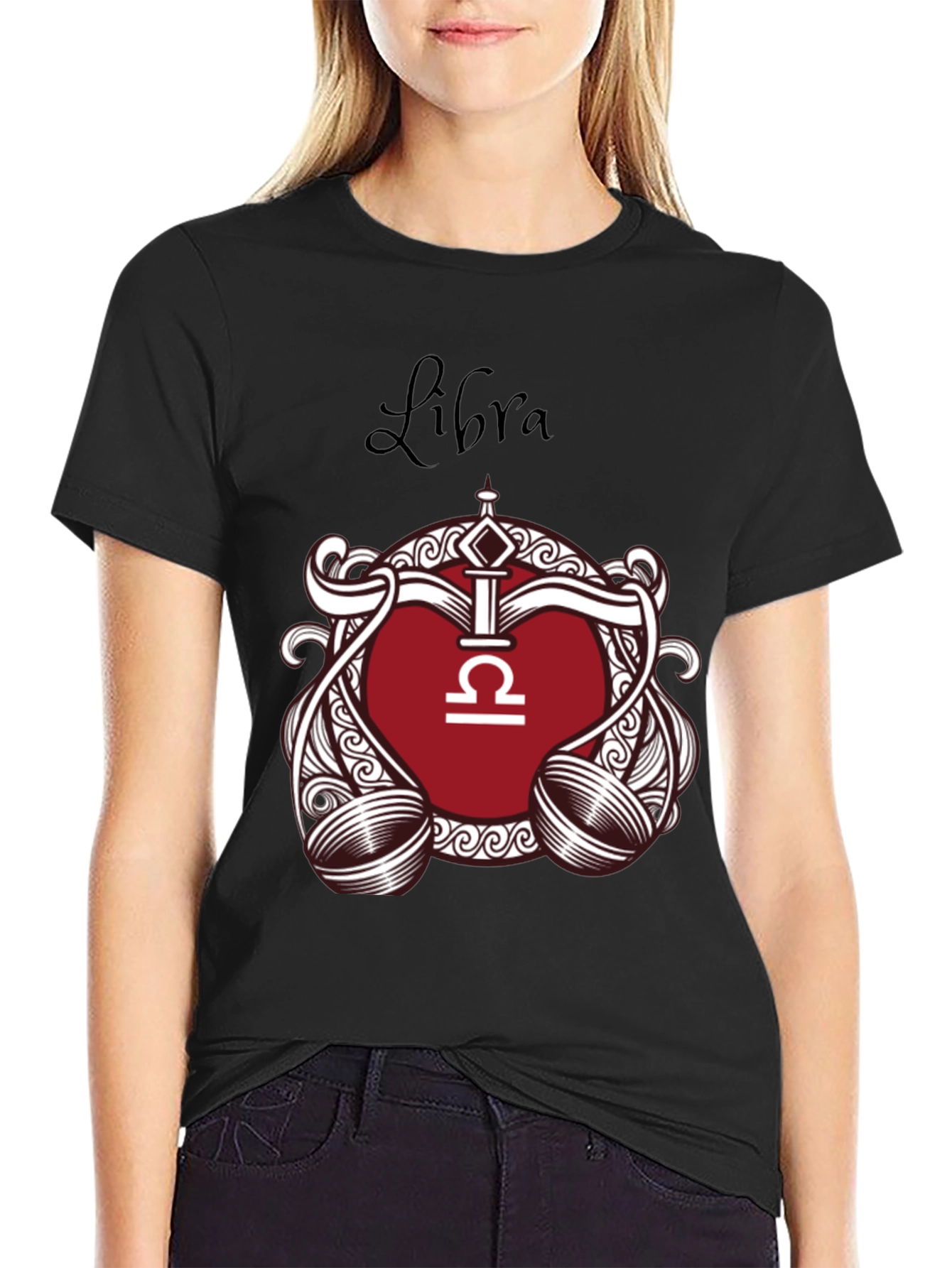 Libra Zodiac Sign Graphic T-Shirt - Unisex