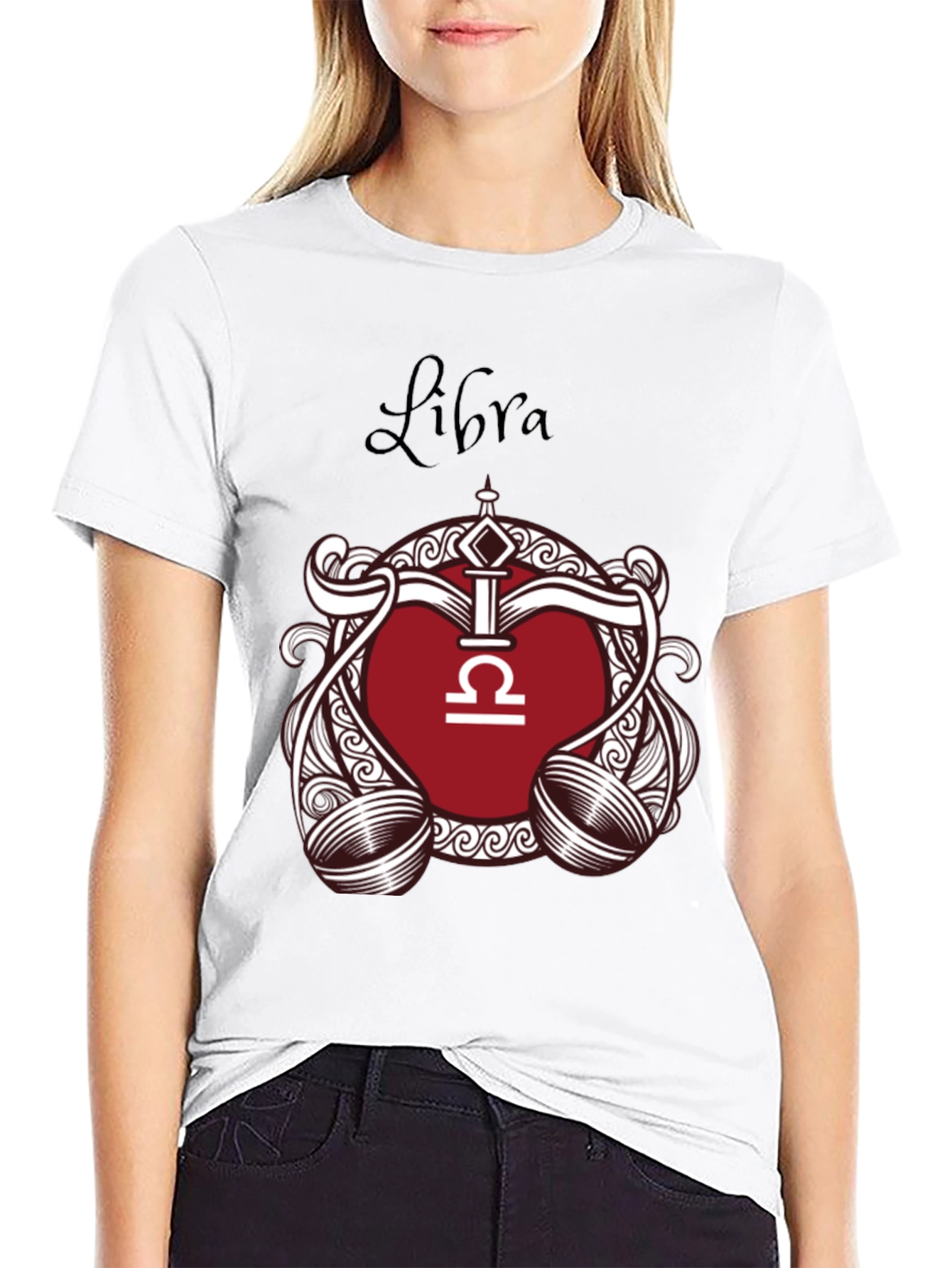 Libra Zodiac Sign Graphic T-Shirt - Unisex