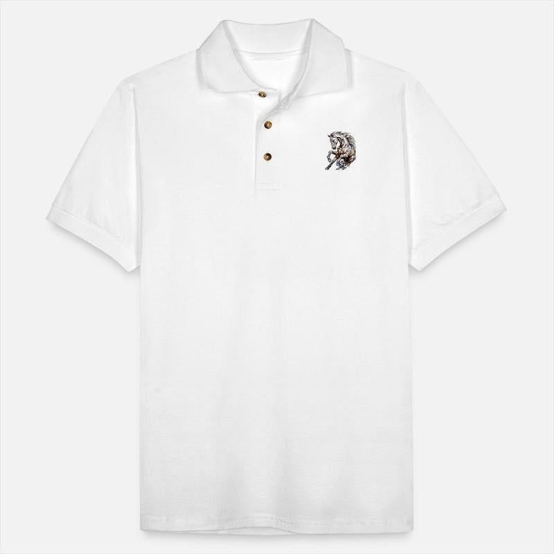 Stallion Horse Geometric Pattern Horses Art