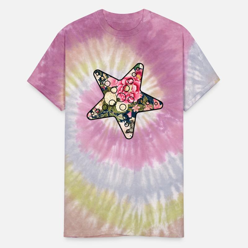 Starfish navy floral