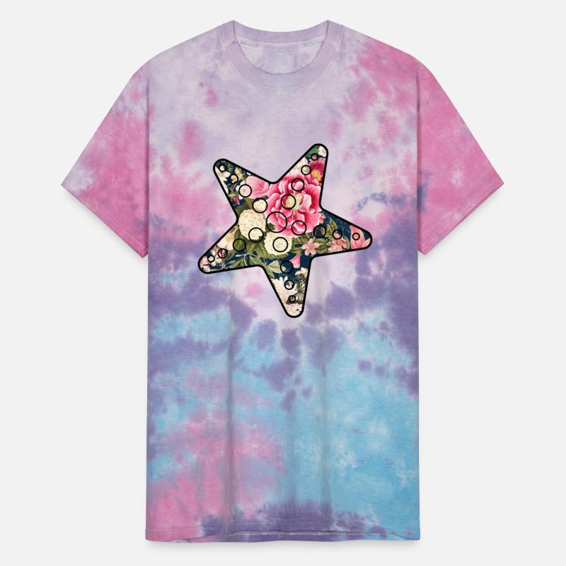 Starfish navy floral