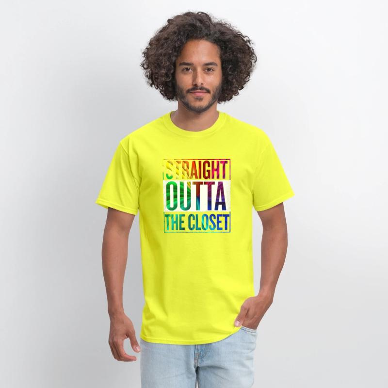 Straight Outta The Closet LGBT Gay Pride T-Shirt