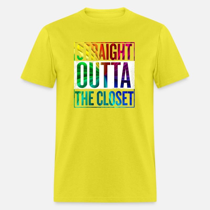 Straight Outta The Closet LGBT Gay Pride T-Shirt