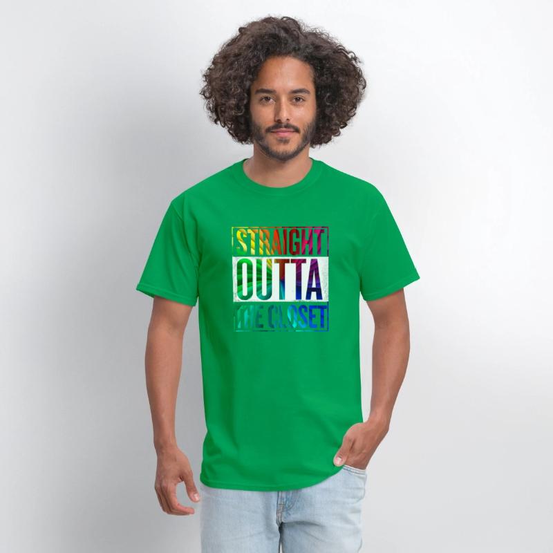Straight Outta The Closet LGBT Gay Pride T-Shirt