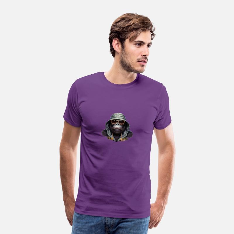 "Street King Gorilla T-Shirt – Urban Hip-Hop Power