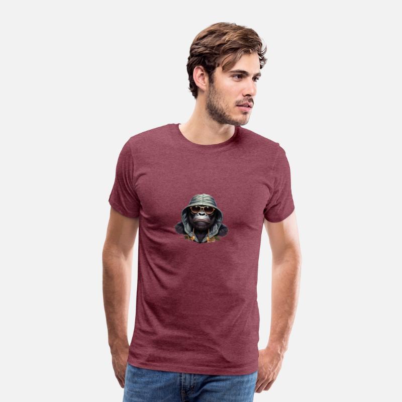 "Street King Gorilla T-Shirt – Urban Hip-Hop Power