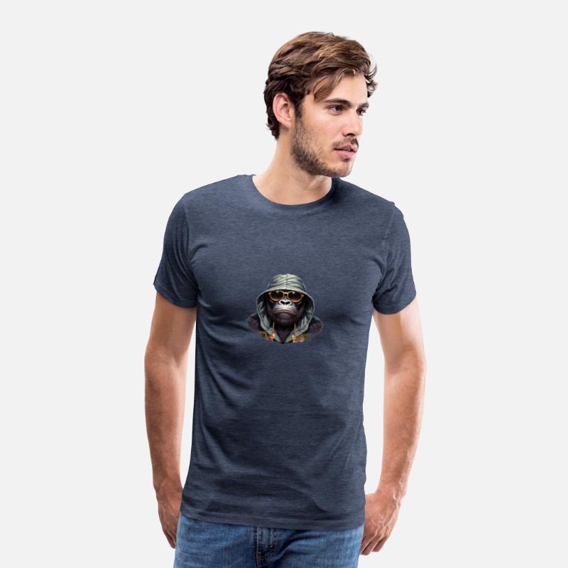 "Street King Gorilla T-Shirt – Urban Hip-Hop Power