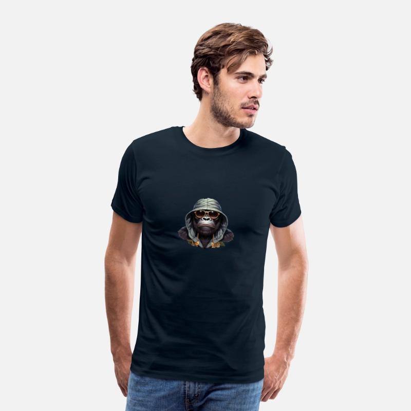 "Street King Gorilla T-Shirt – Urban Hip-Hop Power