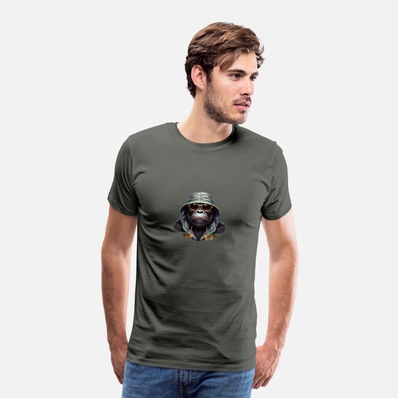 "Street King Gorilla T-Shirt – Urban Hip-Hop Power