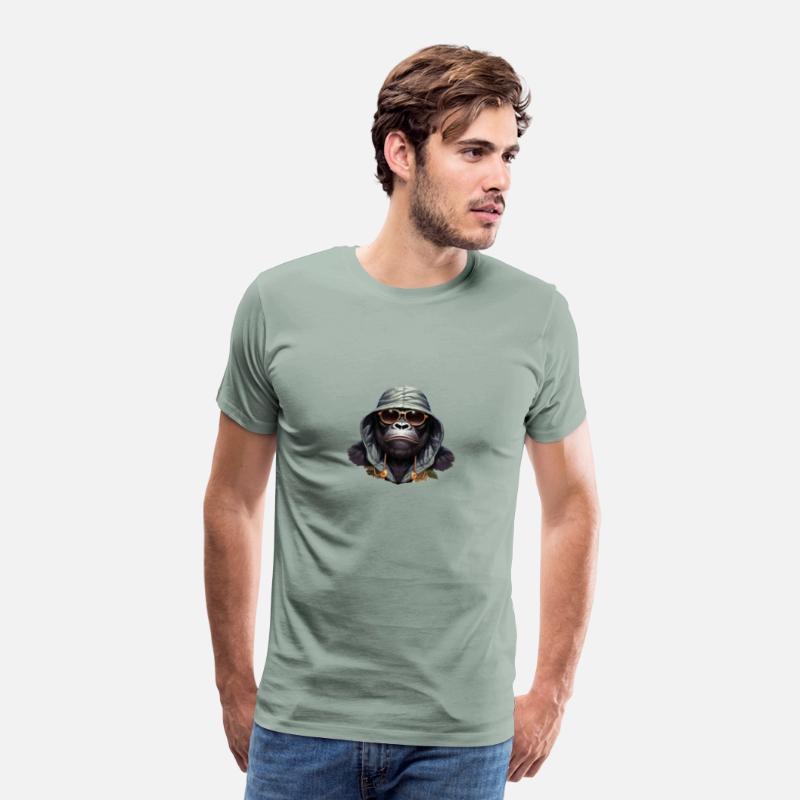 "Street King Gorilla T-Shirt – Urban Hip-Hop Power