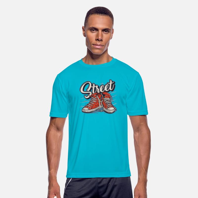 Street Style Retro Sneaker Tee