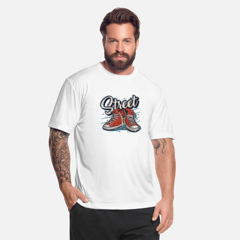 Street Style Retro Sneaker Tee