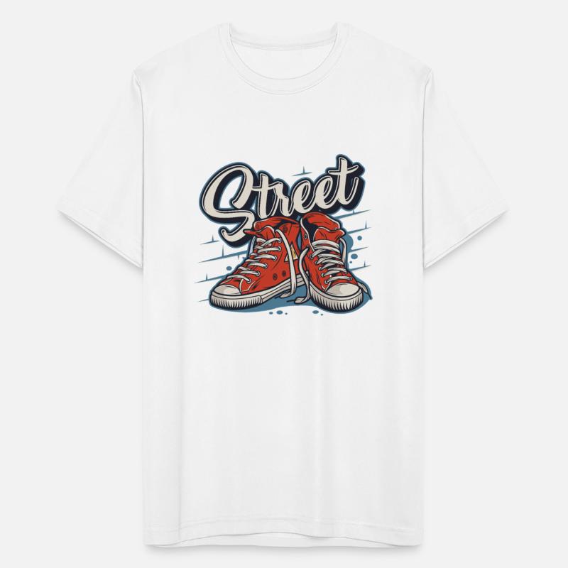 Street Style Retro Sneaker Tee