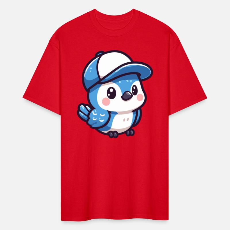 Stylish Blue Jay with Hat