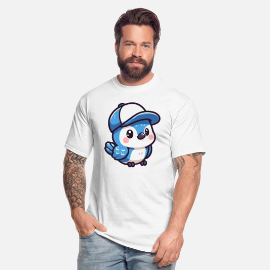 Stylish Blue Jay with Hat