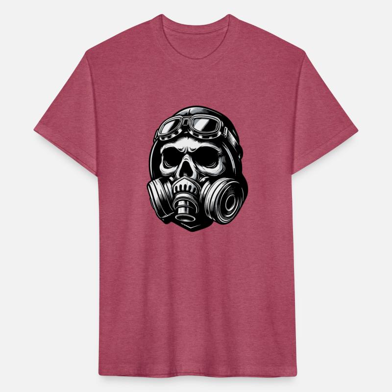 Stylish skull with a gas mask 2