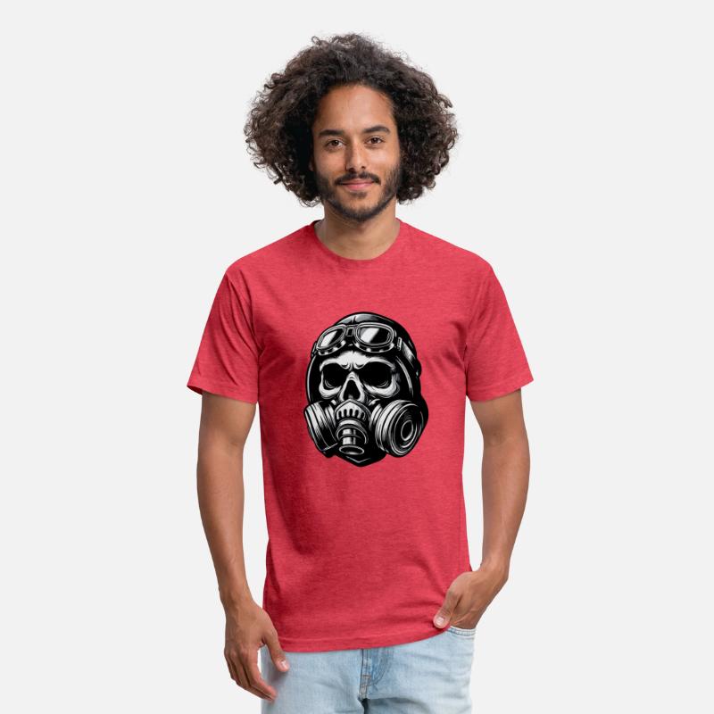 Stylish skull with a gas mask 2