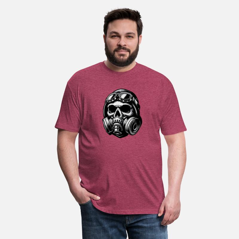 Stylish skull with a gas mask 2