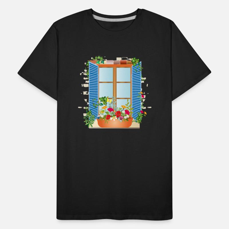 Summery Window with Flower Box