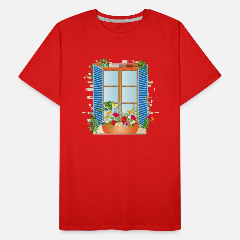 Summery Window with Flower Box